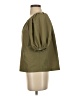 DKNY 100% Nylon Green 3/4 Sleeve Blouse Size S - photo 5