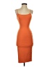 Babaton Solid Orange Cocktail Dress Size XS - photo 1
