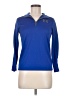Under Armour 100% Polyester Blue Long Sleeve Polo Size M - photo 1