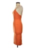 Babaton Solid Orange Cocktail Dress Size XS - photo 5
