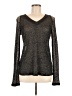 Miss Me Gray Long Sleeve Top Size M - photo 1