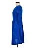 Reborn Solid Blue Casual Dress Size M - photo 5