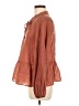 Primark 100% Polyester Brown 3/4 Sleeve Blouse Size 8 - 10 - photo 5