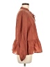 Primark 100% Polyester Brown 3/4 Sleeve Blouse Size 8 - 10 - photo 4