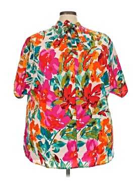 Shein Curve Short Sleeve Blouse