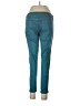 Just Black Solid Teal Casual Pants Size 32 waist (petite) - photo 2