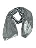 Unbranded Checkered-gingham Gray Black Scarf One size - photo 1