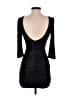TOBI 100% Polyamide Metallic Black Cocktail Dress Size S - photo 2