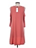 BCBGeneration Solid Pink Casual Dress Size S - photo 2