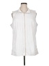 Quacker Factory Ivory Sleeveless T-Shirt Size XL - photo 1