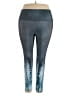 Onzie Tie-dye Blue Yoga Pants Size 3X - photo 1