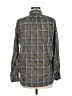 Max Studio Plaid Gray Long Sleeve Button-Down Shirt Size M - photo 2