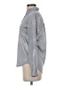 Express 100% Polyester Metallic Silver Long Sleeve Blouse Size XS - photo 5
