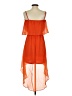 Bebe 100% Polyester Orange Casual Dress Size S - photo 2