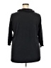 Lands' End Black Blue 3/4 Sleeve T-Shirt Size 2X - photo 2