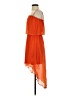 Bebe 100% Polyester Orange Casual Dress Size S - photo 5