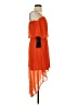Bebe 100% Polyester Orange Casual Dress Size S - photo 4