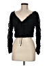 PS The Label Black Long Sleeve Top Size M - photo 1