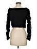 PS The Label Black Long Sleeve Top Size M - photo 2