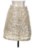French Connection 100% Polyester Metallic Gold Formal Skirt Size 2 - photo 2