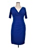 Evan Picone Blue Cocktail Dress Size 14 - photo 1