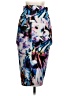 Bebe Graphic Blue Casual Skirt Size XS - photo 2