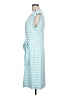 Talbots Stripes Blue Casual Dress Size L - photo 5