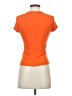 Madewell Color Block Orange Short Sleeve Turtleneck Size XS - photo 2