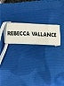 Rebecca Malone 100% Polyester Graphic Blue Cocktail Dress Size 4 - photo 6