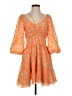 Jonathan Simkhai 100% Polyester Orange Cocktail Dress Size S - photo 1