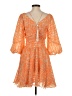 Jonathan Simkhai 100% Polyester Orange Cocktail Dress Size S - photo 2