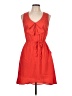 Bebop 100% Polyester Orange Casual Dress Size L - photo 1