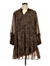 1.State 100% Polyester Animal Print Brown Casual Dress Size XL - photo 1