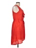 Bebop 100% Polyester Orange Casual Dress Size L - photo 4