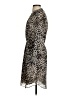 Vince Camuto 100% Polyester Animal Print Tan Casual Dress Size 2 - photo 5