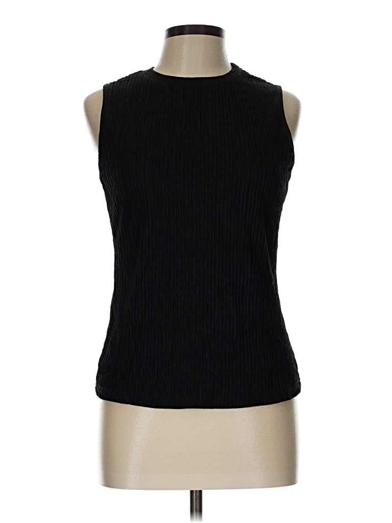 Pre-owned Zeagoo Sleeveless T-shirt In Black