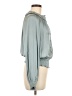 Elie Tahari 100% Polyester Gray Long Sleeve Blouse Size M - photo 4