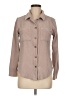 Wallflower Tan Long Sleeve Button-Down Shirt Size M - photo 1