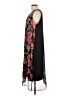 Susan Graver 100% Polyester Floral Black Casual Dress Size L (petite) - photo 5