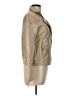 Mauritius 100% Leather Tan Leather Jacket Size 10 - photo 4