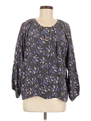 Bayla Jane 3/4 Sleeve Silk Top (view 1)