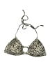 Relleciga Animal Print Gold Swimsuit Top Size L - photo 1