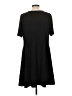 Susan Graver Solid Black Casual Dress Size L (petite) - photo 2