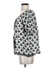 Max Studio Silver Short Sleeve Blouse Size S - photo 5