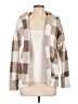 Unbranded 100% Polyester Plaid Ivory Coat Size L - photo 1
