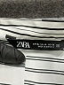 Zara Stripes Silver Long Sleeve Blouse Size XL - photo 8