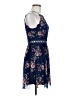 I.N. San Francisco Floral Blue Casual Dress Size 7 - photo 4