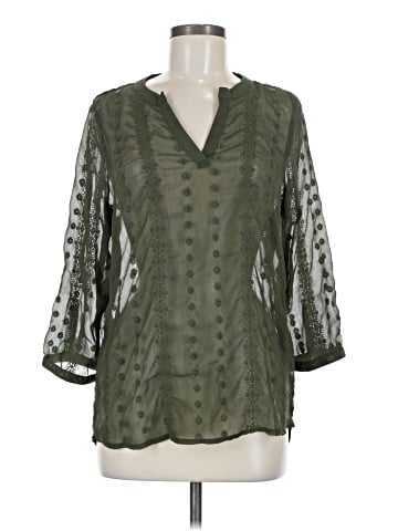 Olive and Oak 3/4 Sleeve Blouse (view 1)