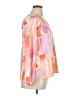 Entro Color Block Orange 3/4 Sleeve Blouse Size XL (estimated) - photo 4