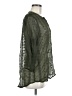 Olive and Oak 100% Polyester Green 3/4 Sleeve Blouse Size M - photo 4